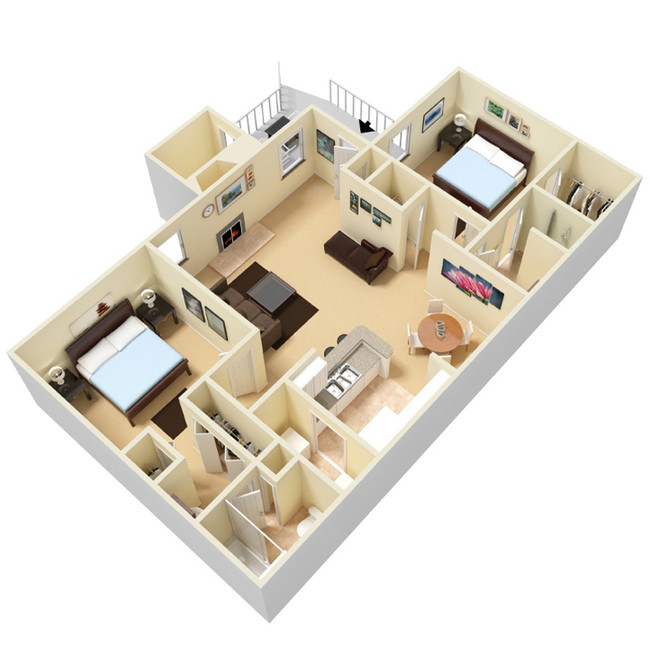 Floorplan - Palmetto Place Apartments