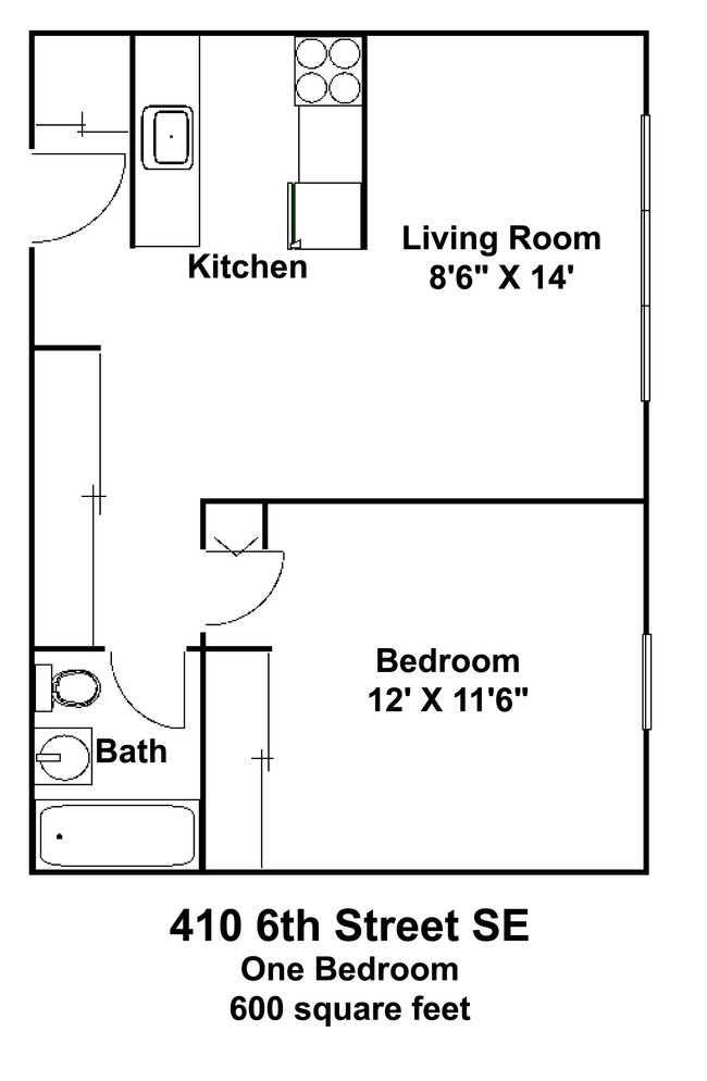 Floorplan - 410 Apartments