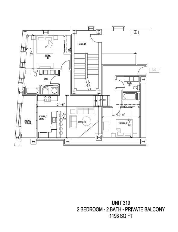 Unit #319 - B on Lindell