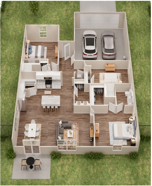 Floorplan - Westwood Apartments