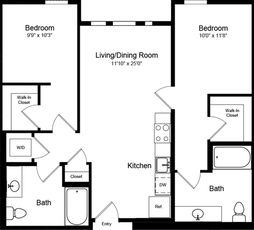 Floorplan - Potrero 1010