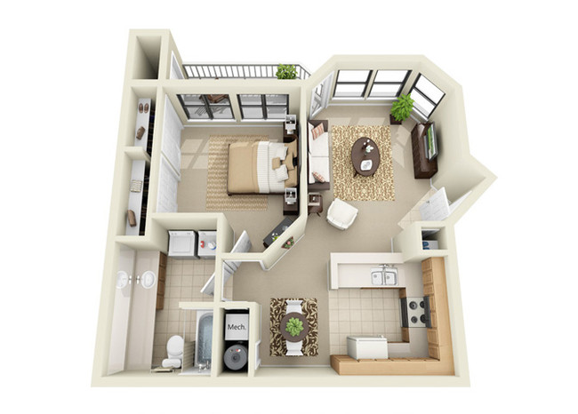 Floorplan - The Arbors at Breckinridge Apartment Homes