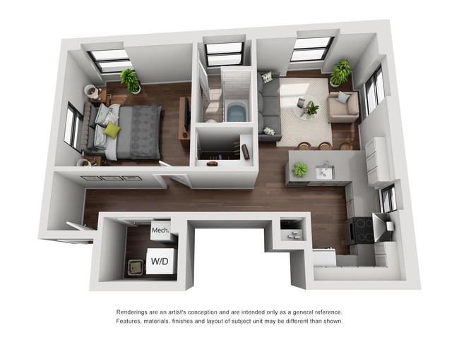 Floorplan - The Fairfax Apartments