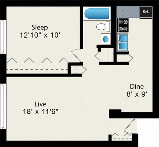 Floorplan - Reside on Pine Grove