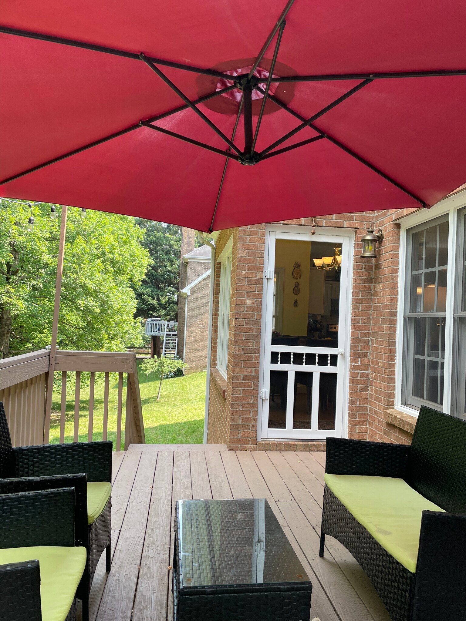 Wooden deck - 4210 Shoal Creek Dr