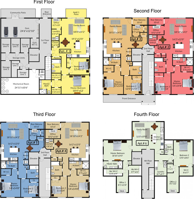 Entire Building Floor Plan - 122 Mount Kemble Avenue