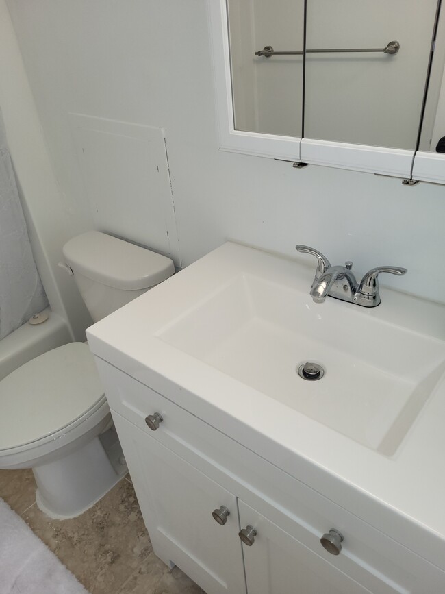 restored bathroom - 441 Lewers St