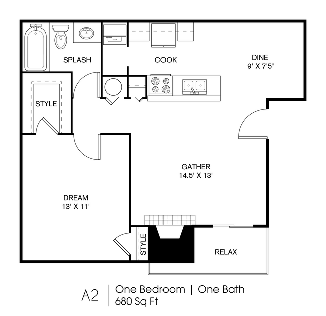 Floorplan - The Sage at 1955