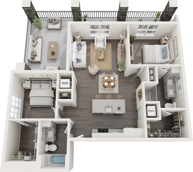 Floorplan - Venture at Long Shoals