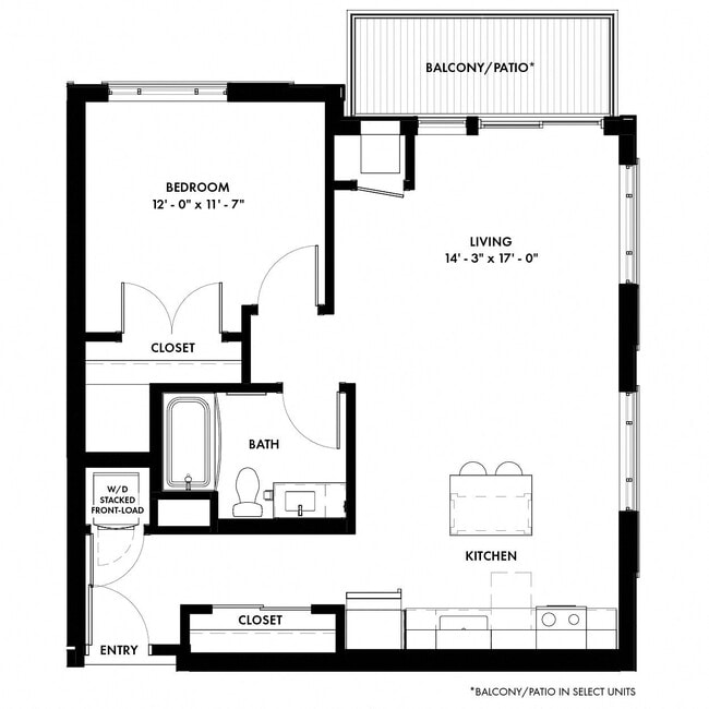 Floorplan - The Knox Apartments
