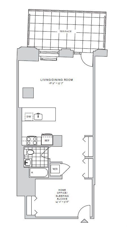 Floorplan - 70 Pine Apartments