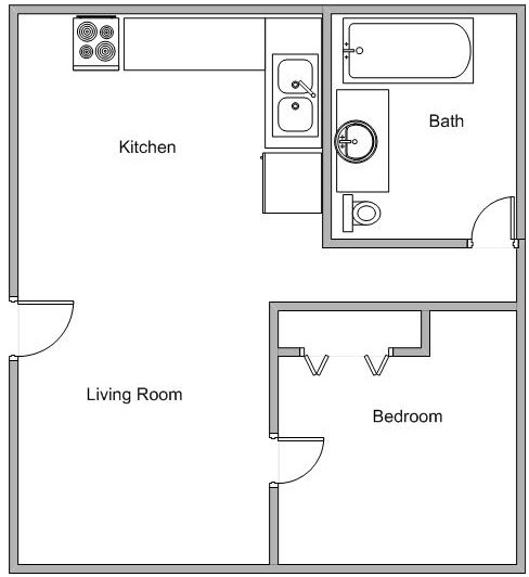 1BR/1BA - Louise