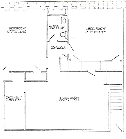 2x1 900 sq. ft. - Westfield Manor Apartments