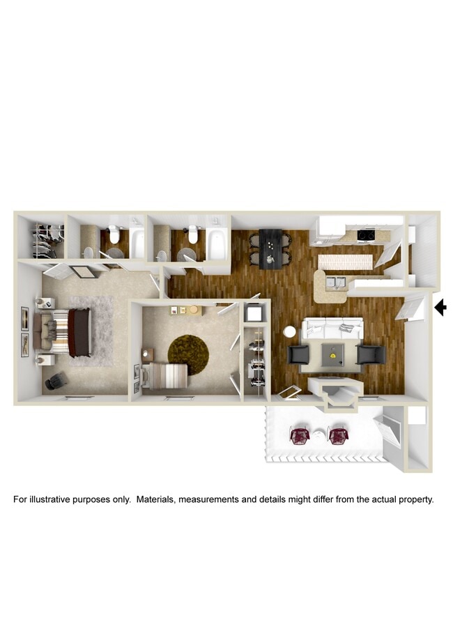 Floorplan - Reserve of Jackson Apartment Homes