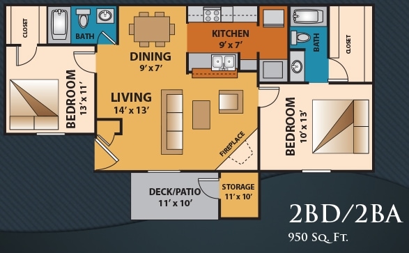 2BR/2BA - Avistar On The Blvd