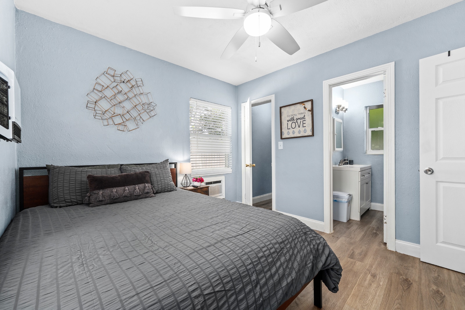 Spacious Bedroom & Energy-Saving/Efficient Wall AC/Heater - 401 S Mars Ave