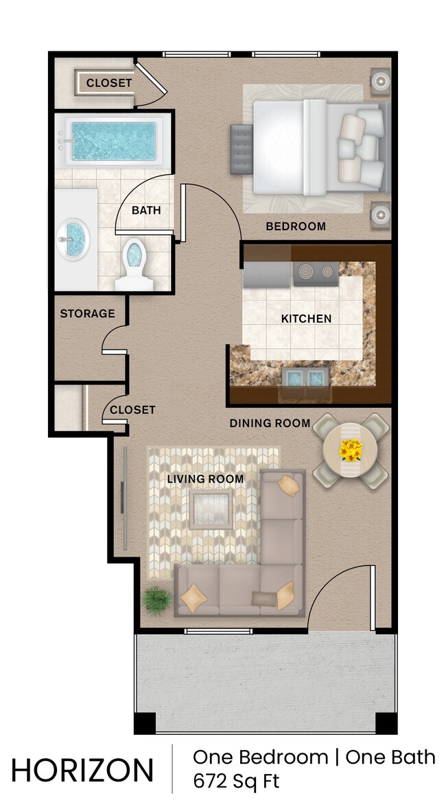 Floorplan - Countryside Village Apartments