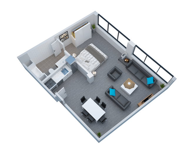 Floorplan - San Fernando Building Lofts