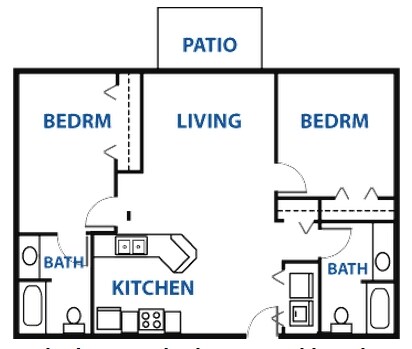 2BR/2BA - Demaio Apartments