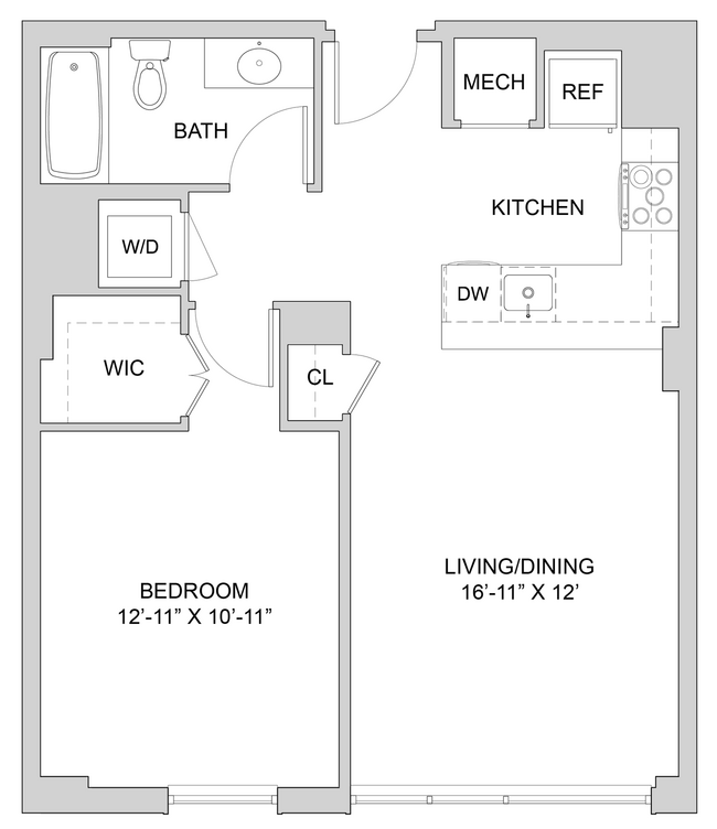 Floorplan - The Modern at Art Place