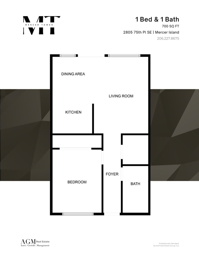 Floorplan - Mercer Towers