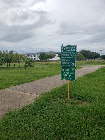 Walking trails, you can entry trails by just walking down the street. - 615 Park Grove Ln