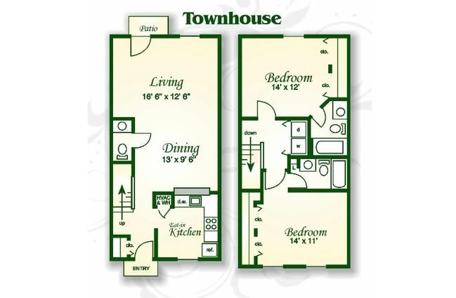 Floorplan - Beachwood Park Apartments and Townhomes