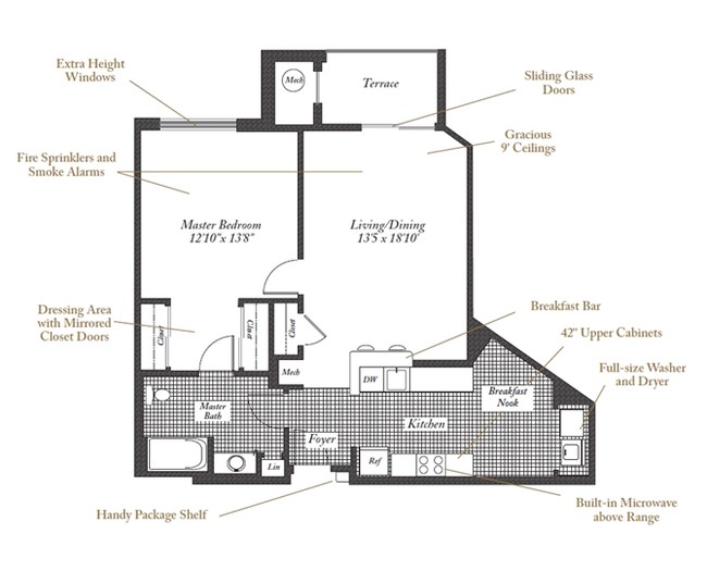 Floorplan - Evergreens at Columbia Town Center