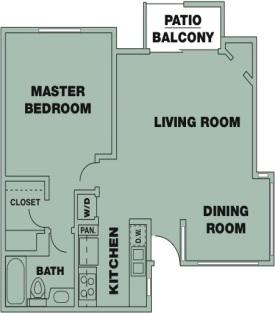 Floorplan - Brighton Vista Apartments