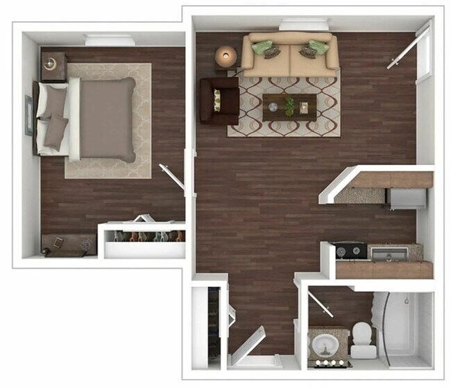 Floorplan - Flats at Haywood