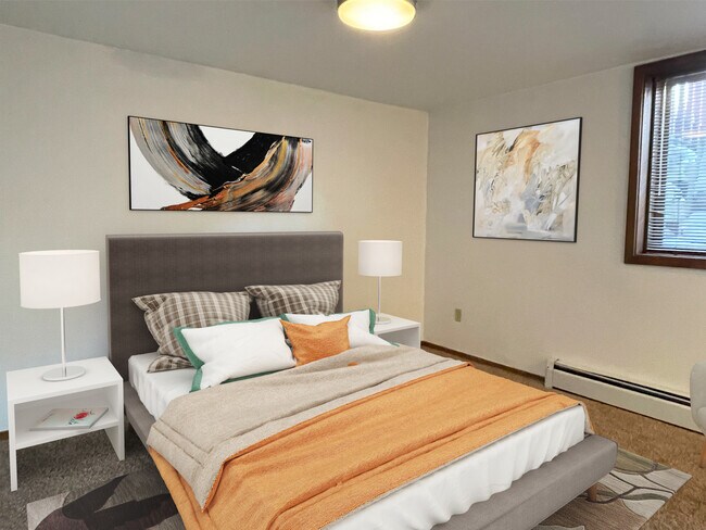Master Bedroom (virtual staging) - 501 Teller St