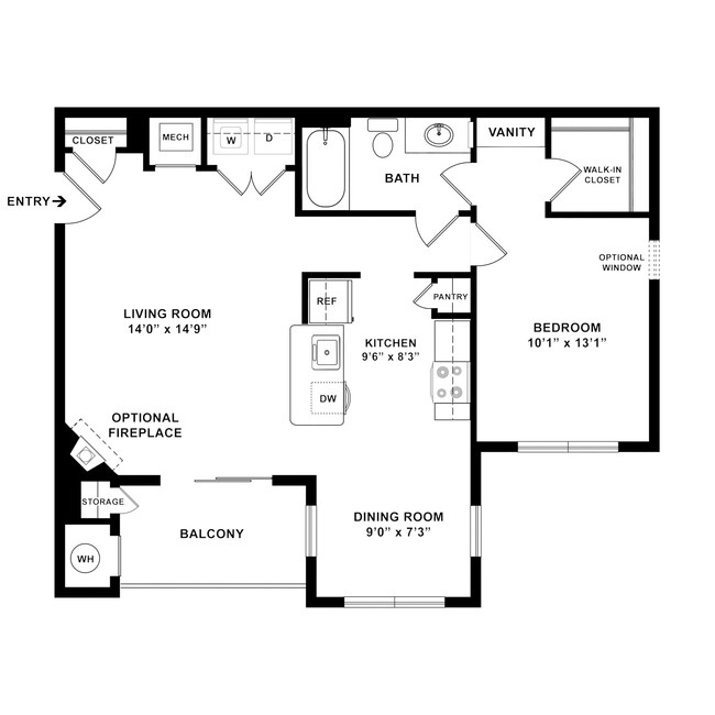 Floorplan - The Elms at Arcola