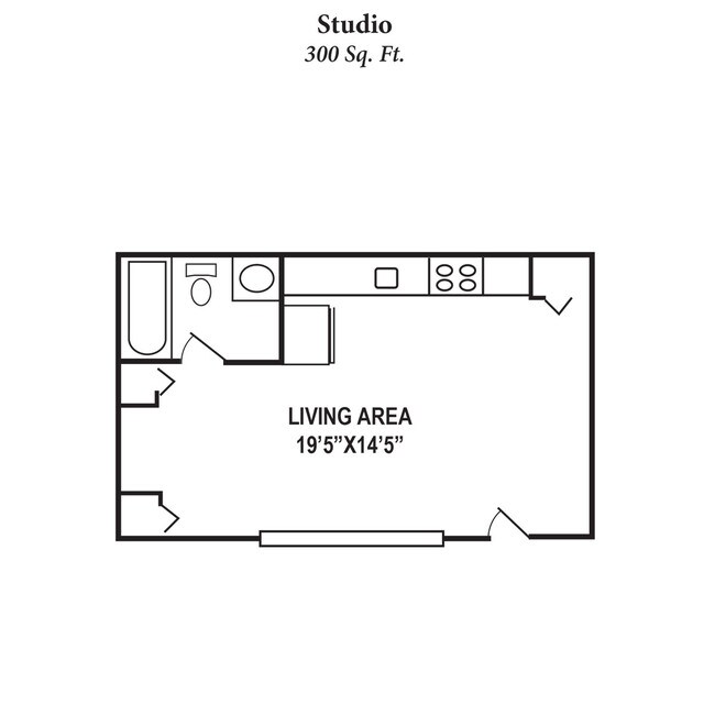 Floorplan - Colonial Village Apartments