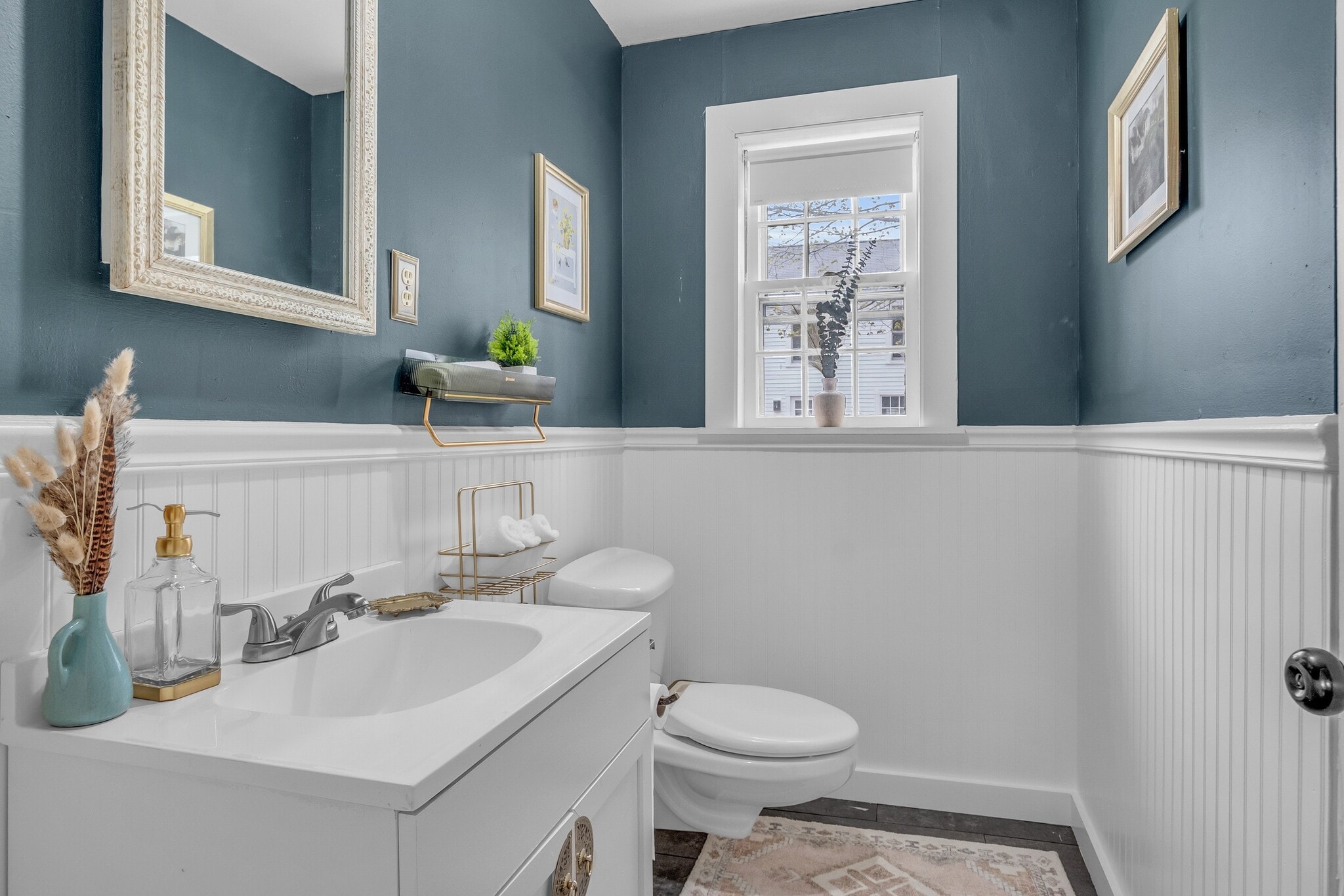 Half bath, 1st floor off kitchen - 205 Main St