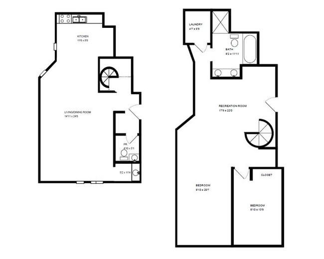 Floorplan - 2215 N Clifton