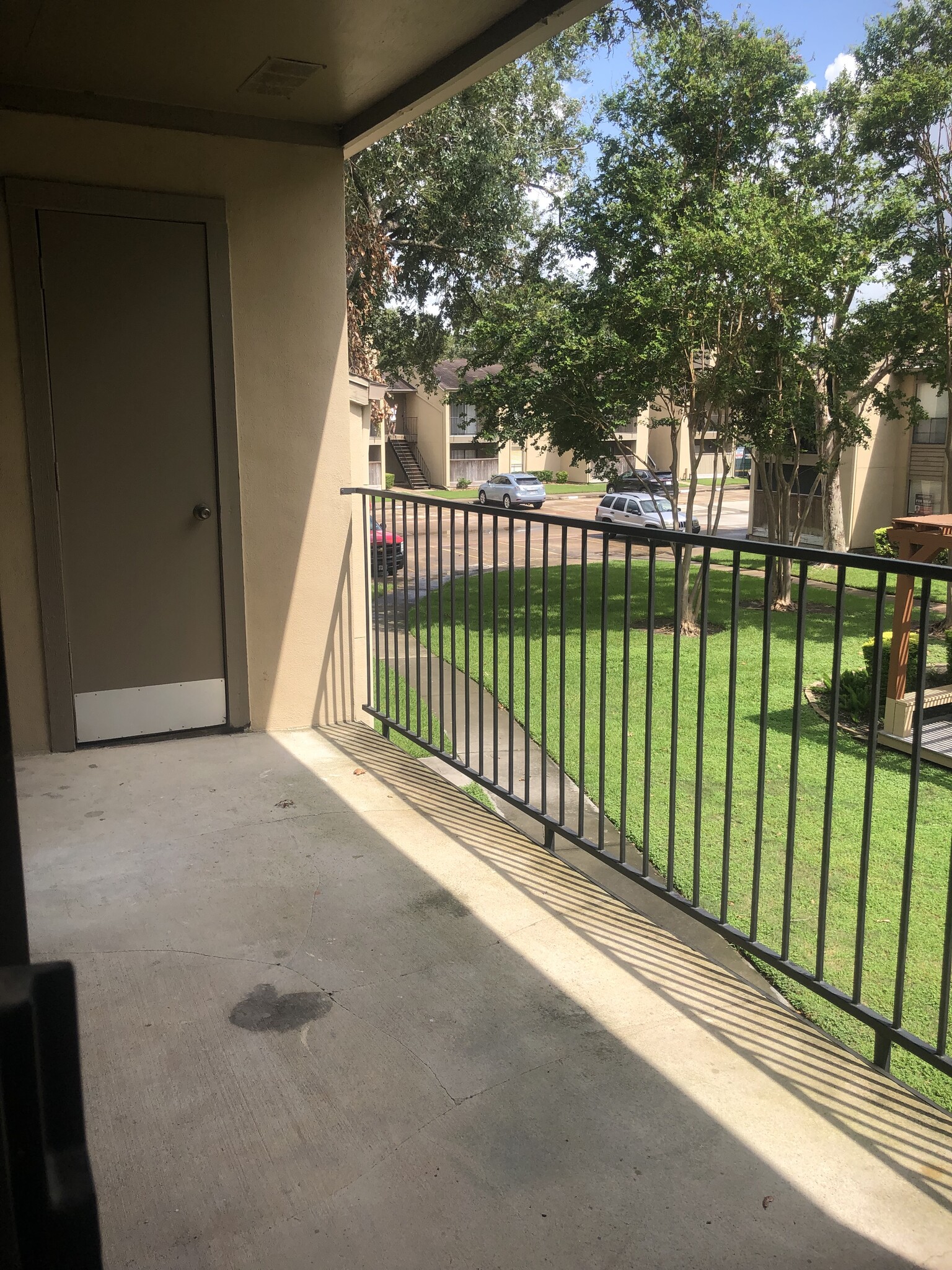 Balcony looking at Courtyard - 3300 Pebblebrook Dr