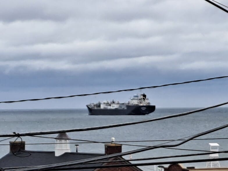 Looking at ship from the deck - 22 Wilder Ter