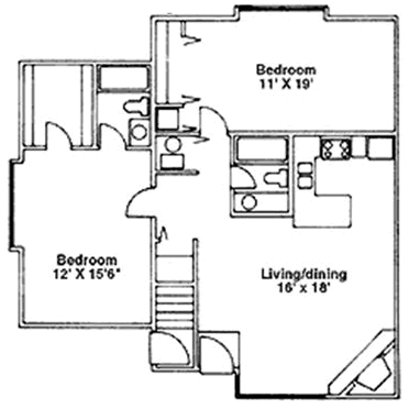 2BR/2BA - Westover Hills Townhomes