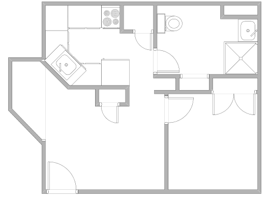 1BR/1BA - Campbell Creek Village