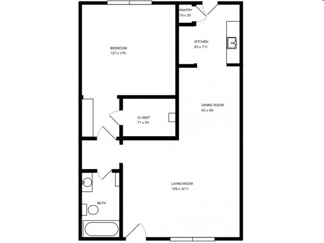 1BR/1BA - Whisperwood