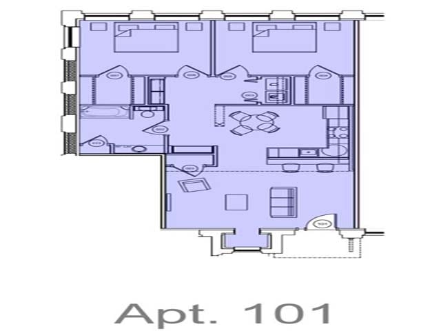 Apartment 101 - Lofts @ 300 Bowman