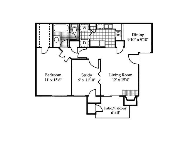 Floorplan - Bristol Apartment Living