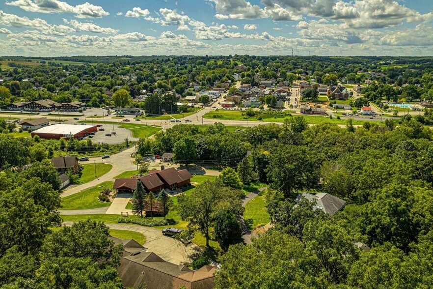 Veiw of Downtown New Glarus from Townhouse - 100 Grossenbacher Ln