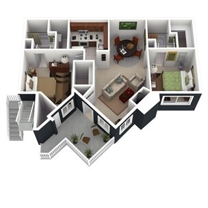 2BR/2BA - Camden Foxcroft