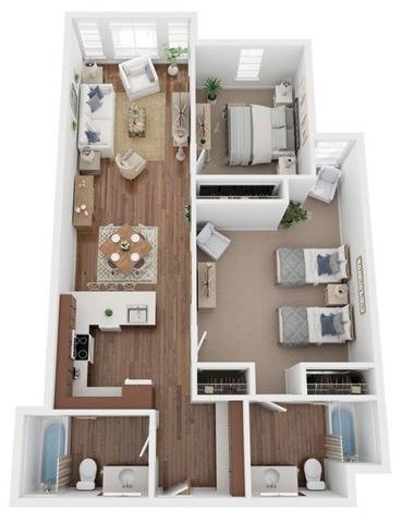 B3 Floorplan - Telegraph Gardens