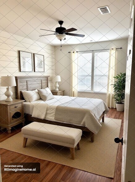 master bedroom staging - 9032 Yellow Cedar Trl