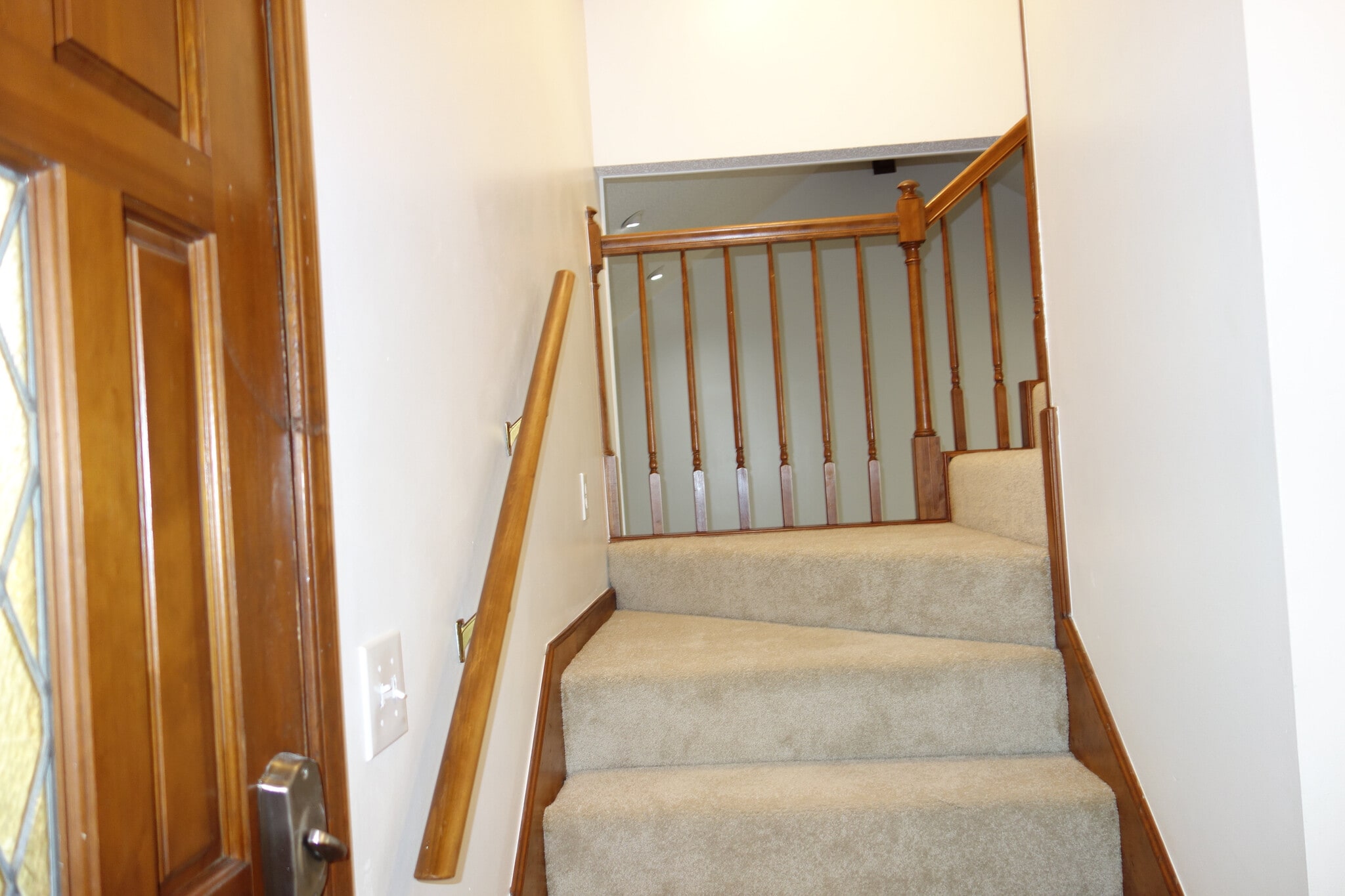 Heading upstairs - 7116 S Indianapolis Ave