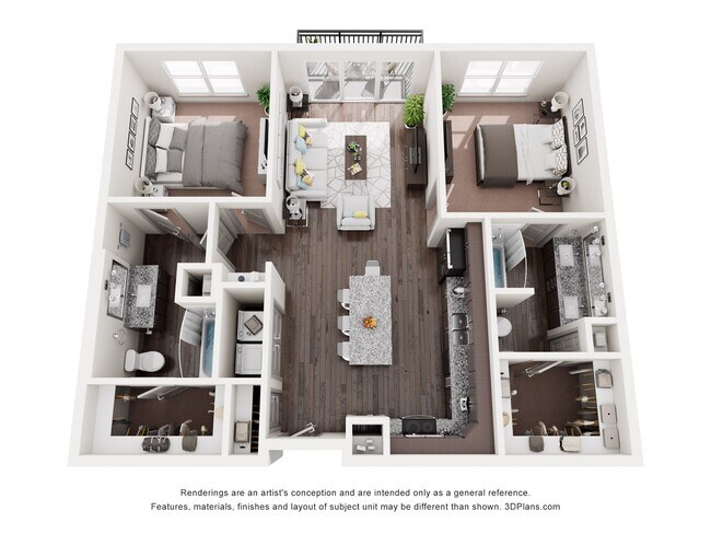 Floorplan - Rivera on Broadway Apartments