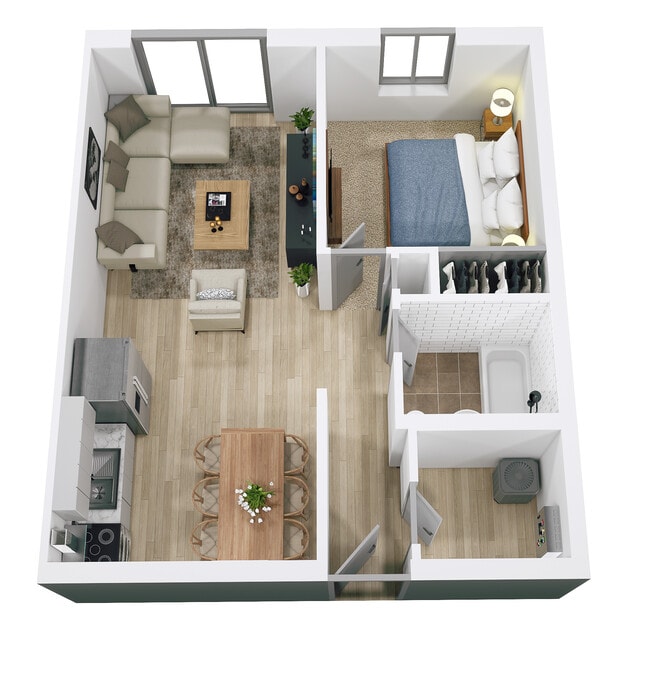 Floorplan - National Road Apartments