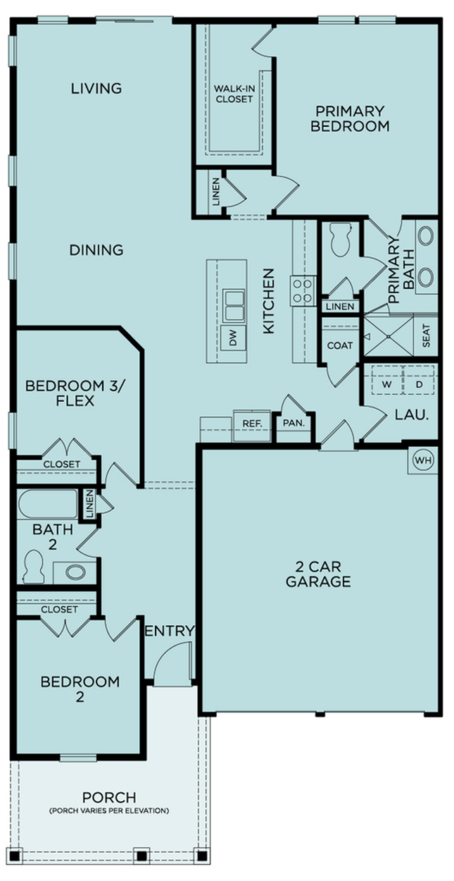 Chestnut Floor Plan - 360 Communities at Durham Farms